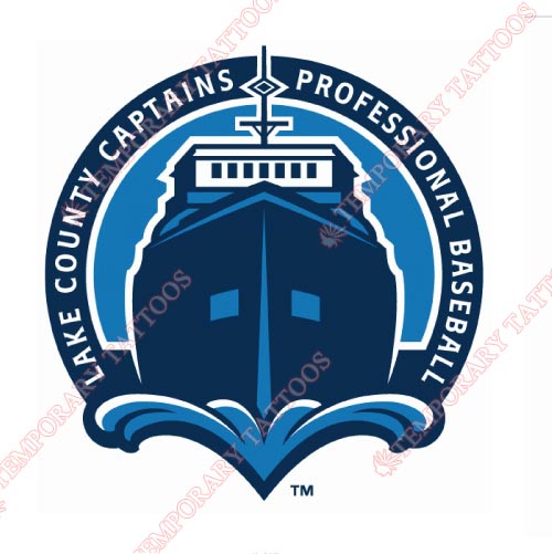 Lake County Captains Customize Temporary Tattoos Stickers NO.8110